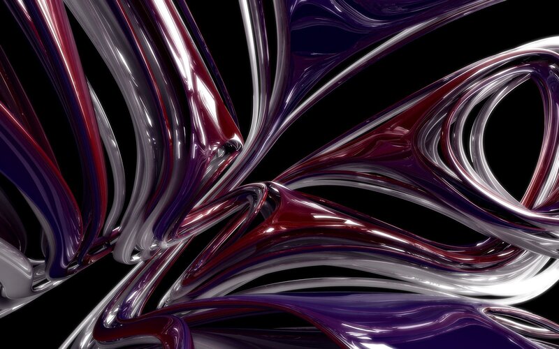 Abstract flowing liquid forms