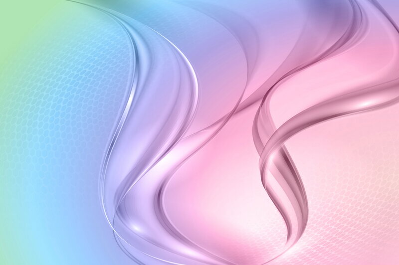 Abstract Flowing Ribbons — Pink