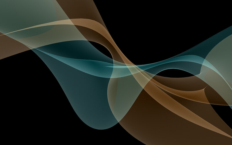 abstract flowing wave design