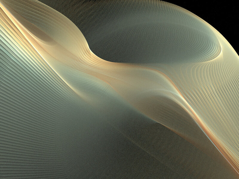 Abstract flowing wave pattern