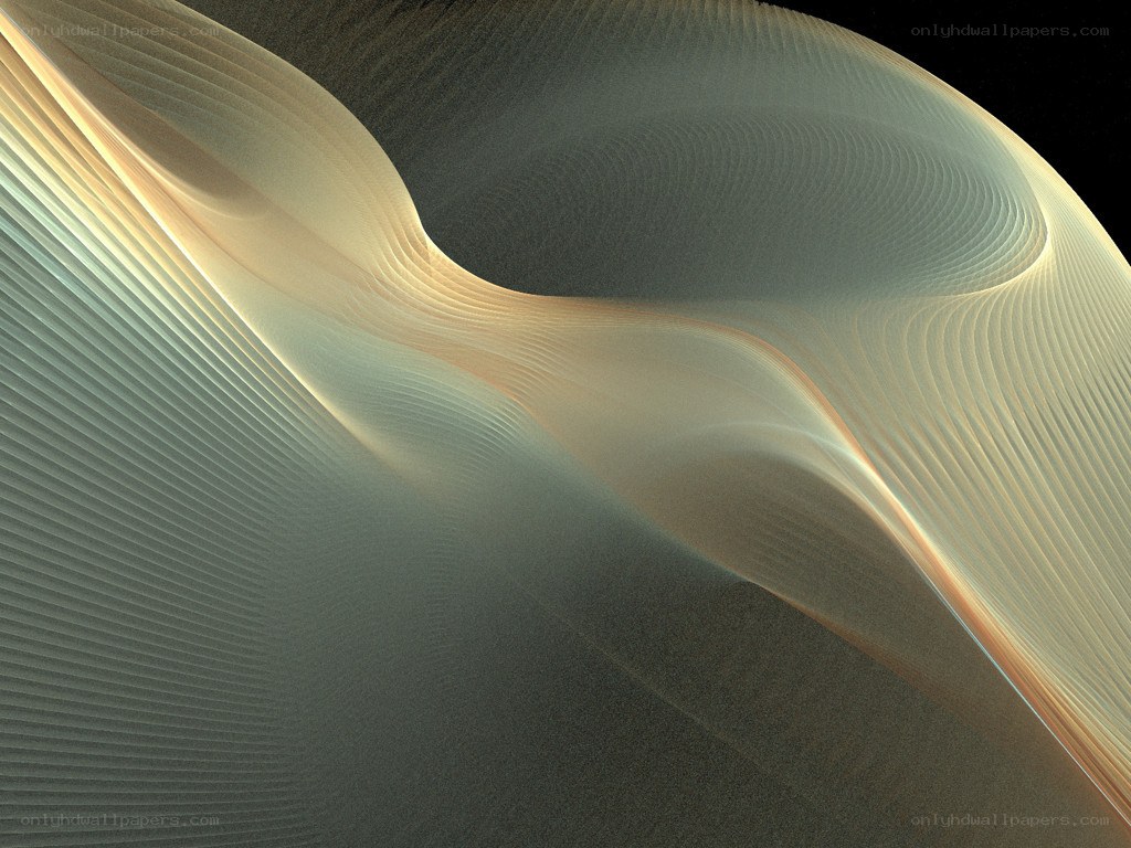 Abstract flowing wave pattern