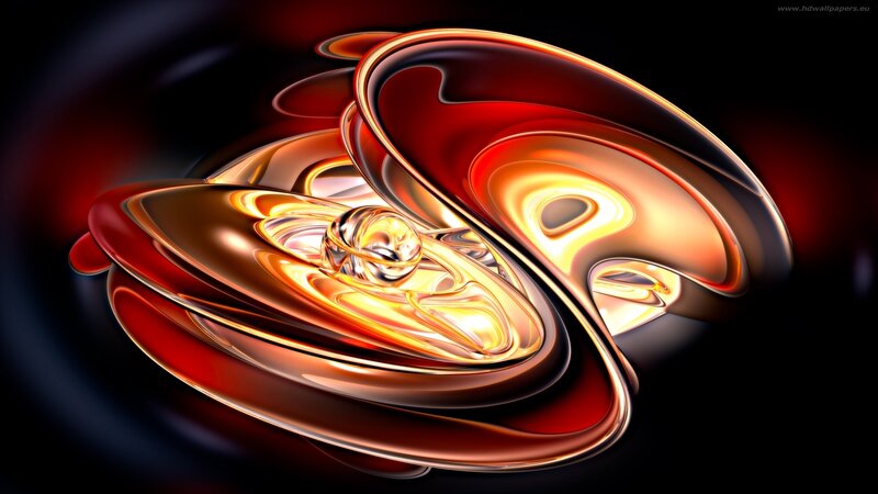 Abstract fluid art design