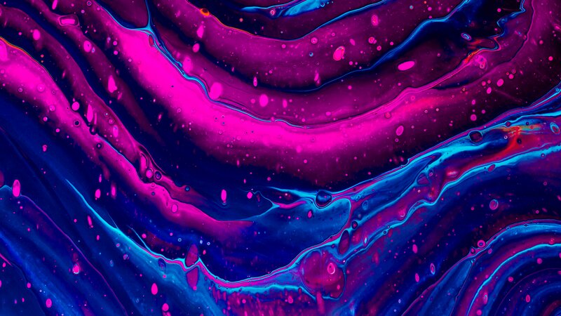 Abstract Fluid Art — Pink