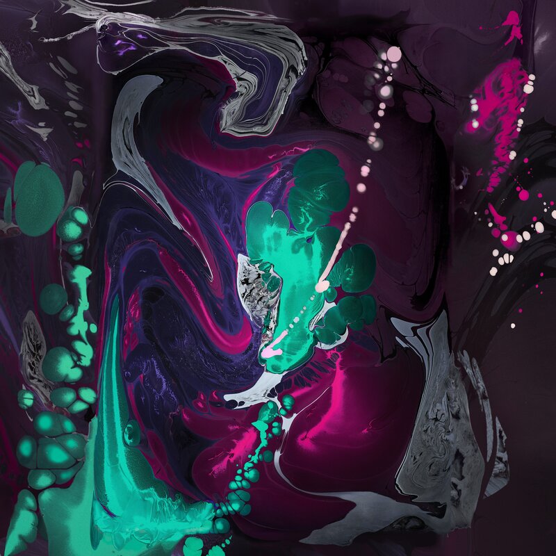 Abstract Fluid Art — Purple