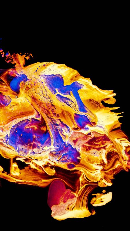 Abstract Fluid Art — Yellow