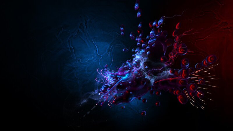 Abstract Fluid Explosion