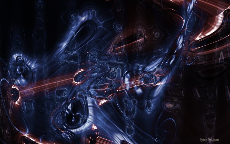 Abstract fluid light patterns
