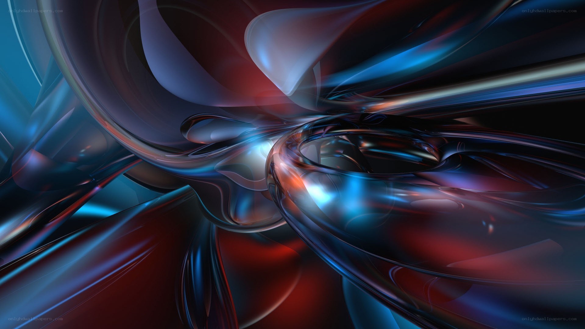 Abstract fluid motion art
