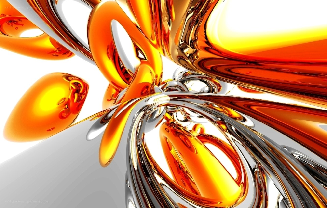 Abstract fluid motion art