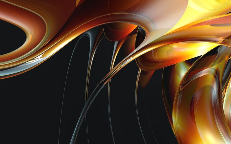 Abstract fluid motion art