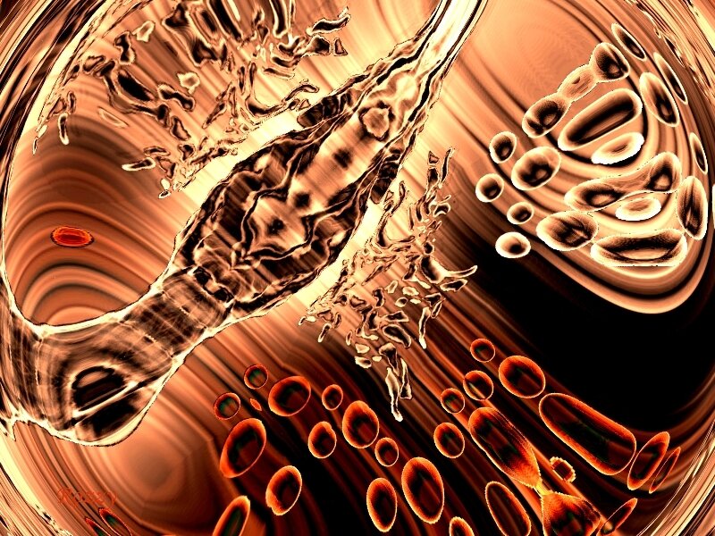 abstract fluid motion art