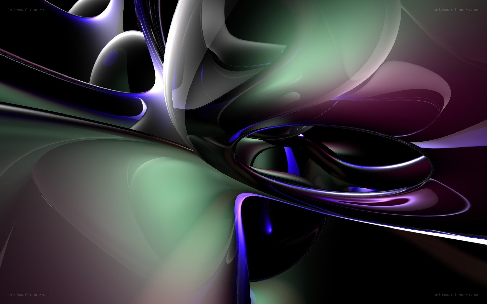 Abstract fluid motion design
