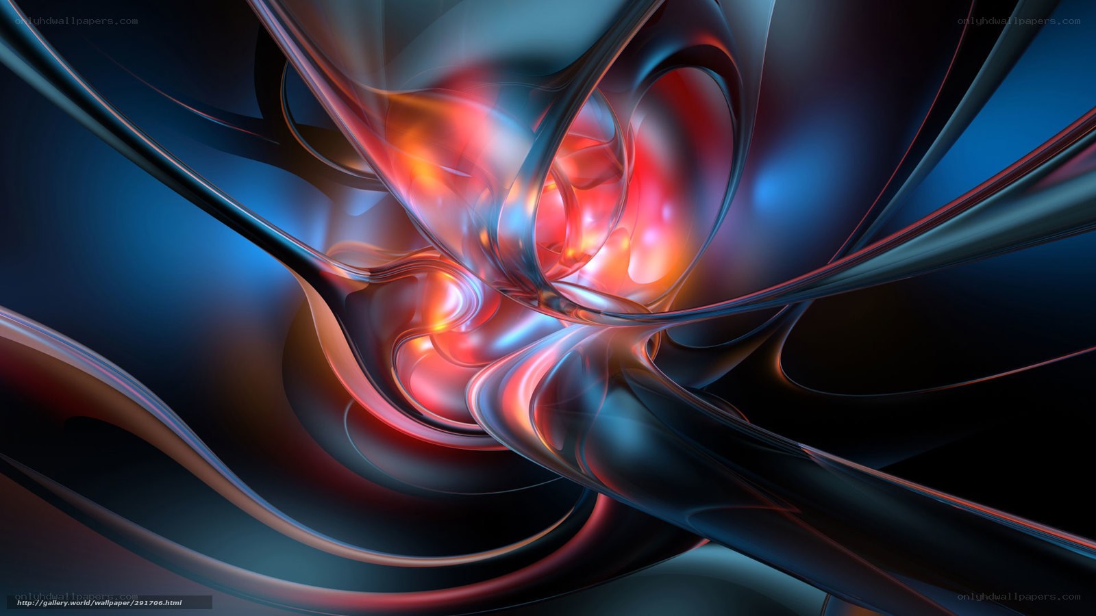Abstract fluid motion design