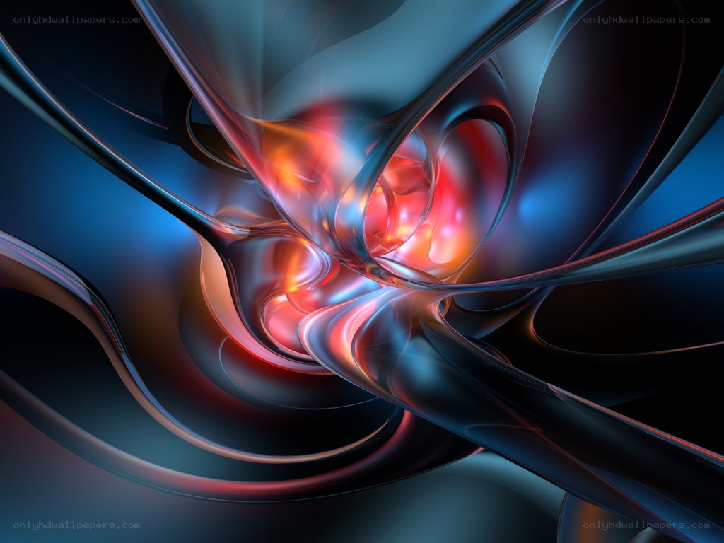 Abstract fluid motion design