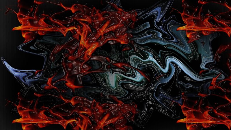 Abstract Fluid Motion — Red