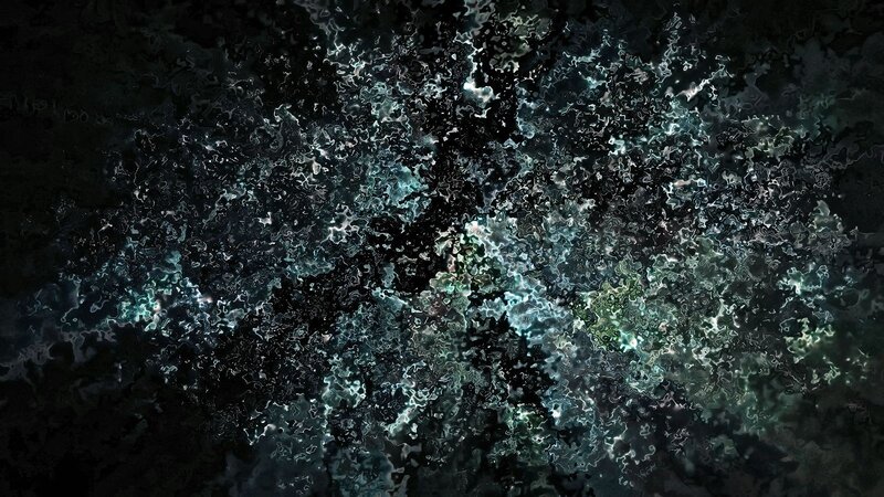 Abstract Fluid Pattern — Black