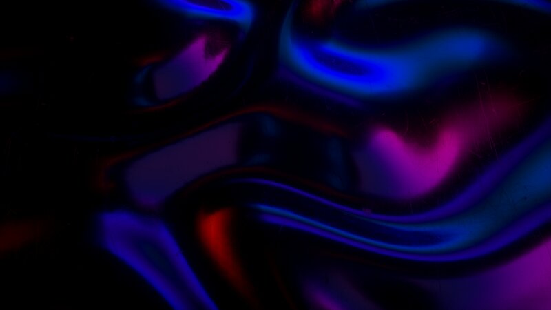 Abstract Fluid Pattern — Blue, Dark