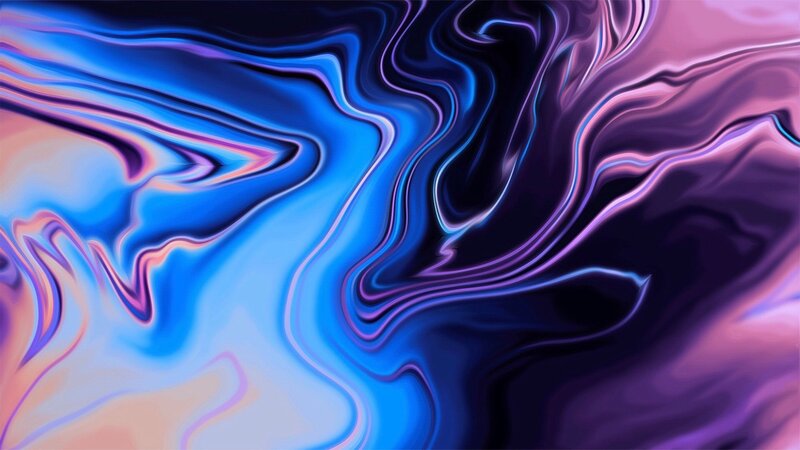 Abstract Fluid Pattern — Blue, Dynamic