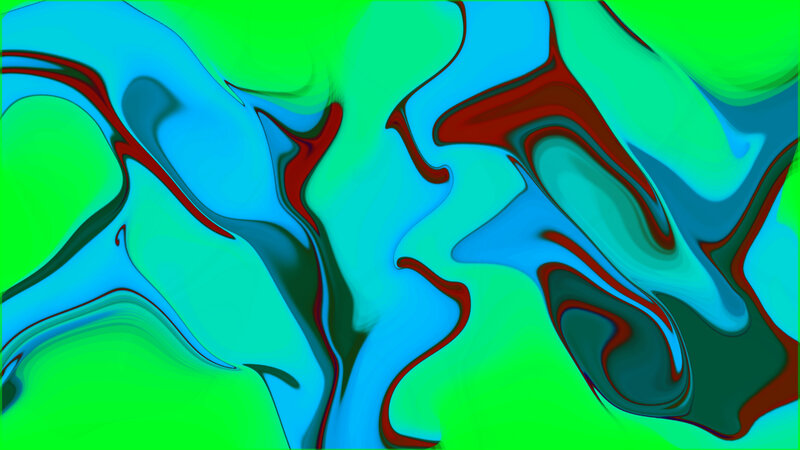 Abstract Fluid Pattern — Green, Vibrant