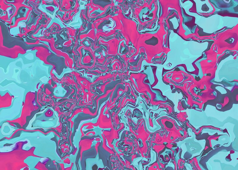 Abstract Fluid Pattern — Pink, Hypnotic