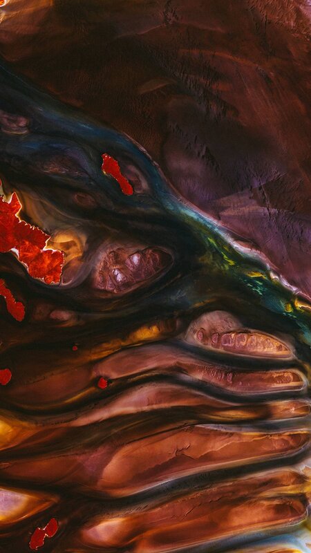 Abstract Fluid Patterns — Brown