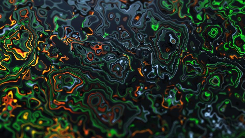 Abstract Fluid Patterns — Green