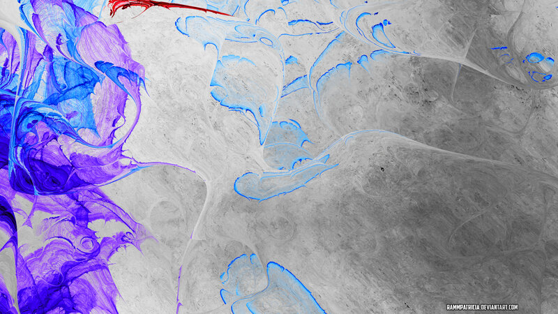 Abstract Fluid Patterns — Purple
