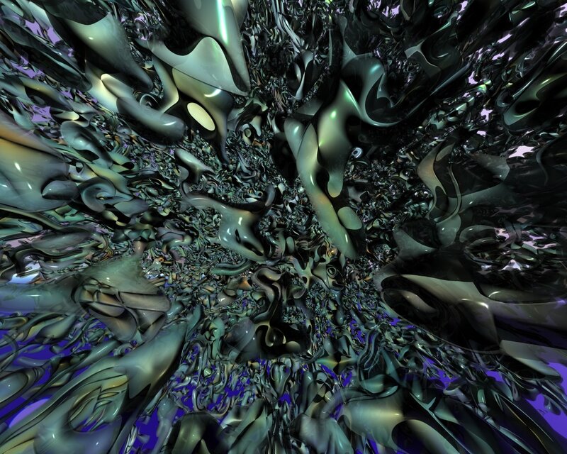 Abstract fluid sculpture
