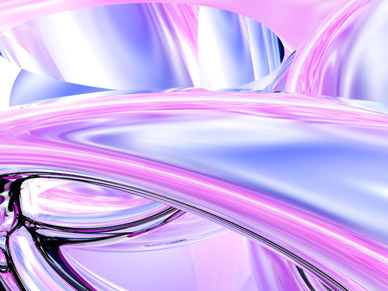Abstract Fluid Shapes — Pink