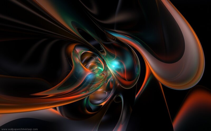 Abstract fluid swirl design