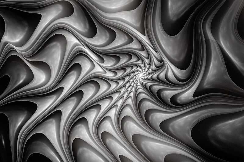 Abstract fluid swirl pattern