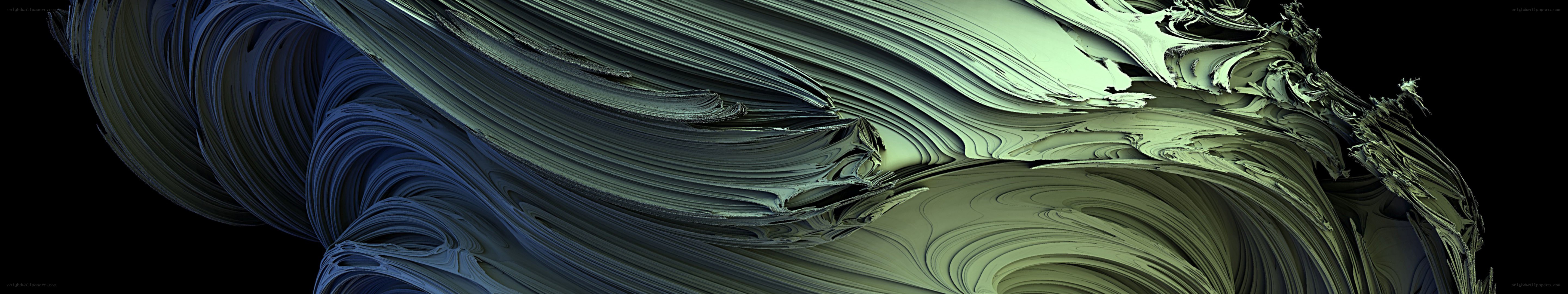 Abstract fluid swirls