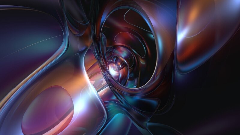 Abstract fluid swirls