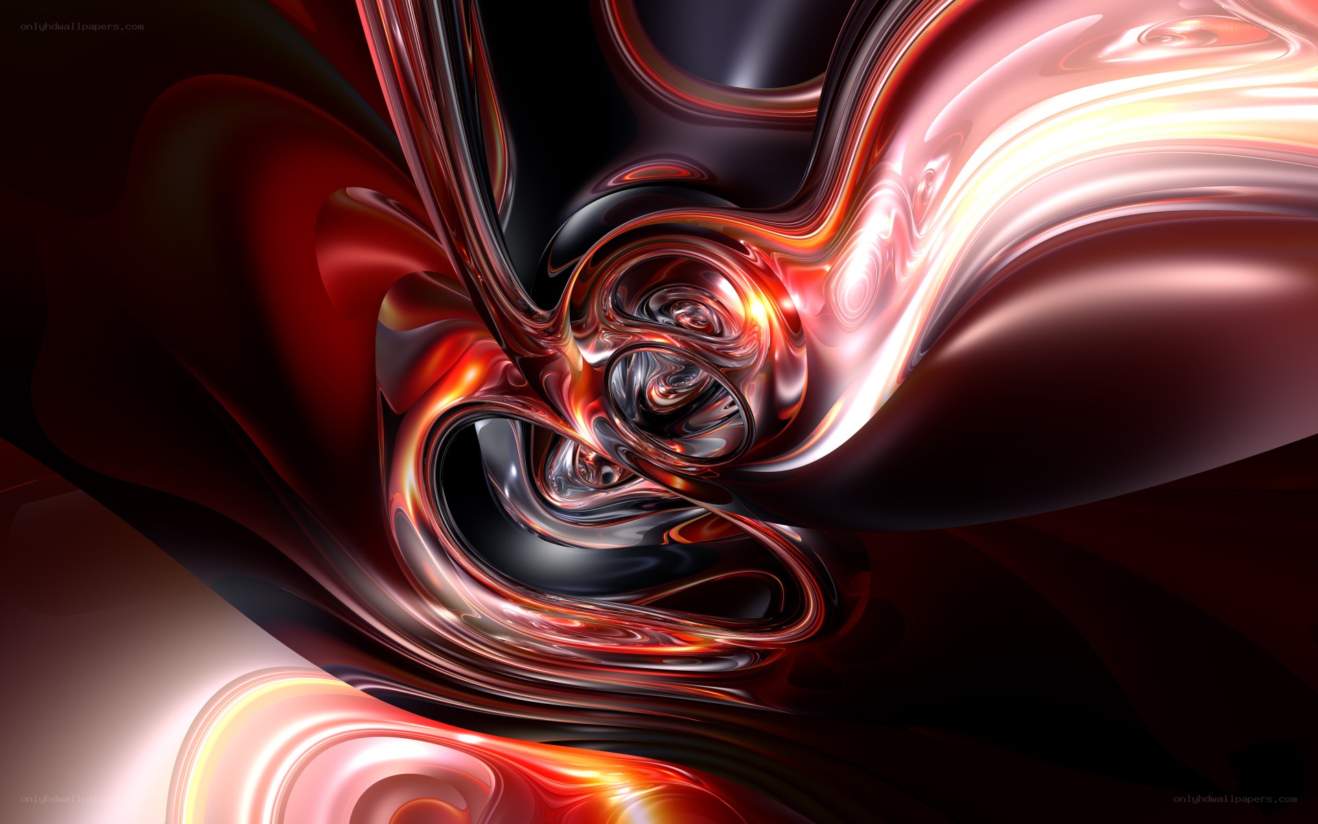 Abstract fluid swirls
