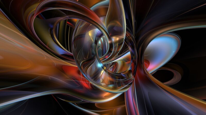 Abstract fluid swirls