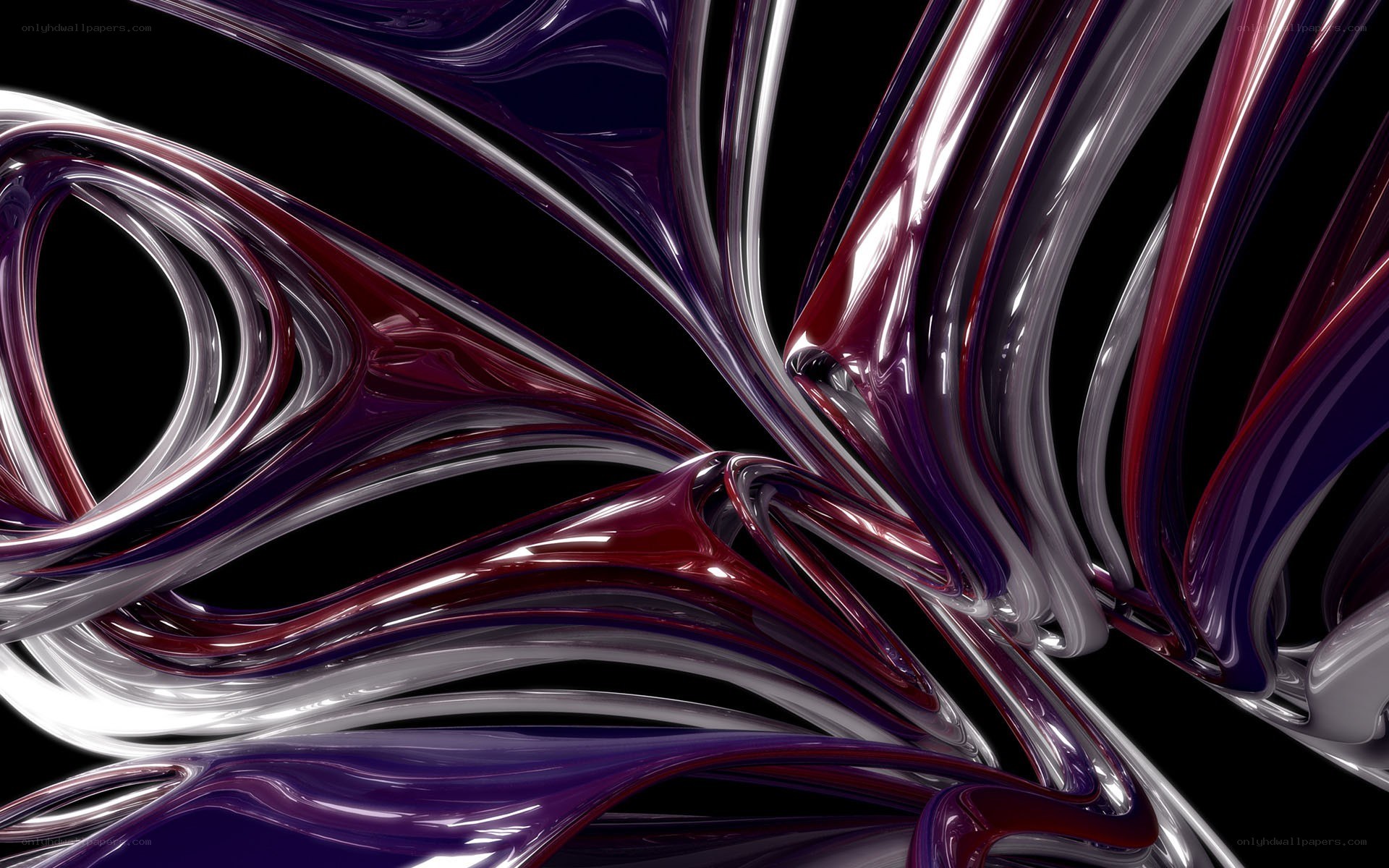 Abstract fluid swirls
