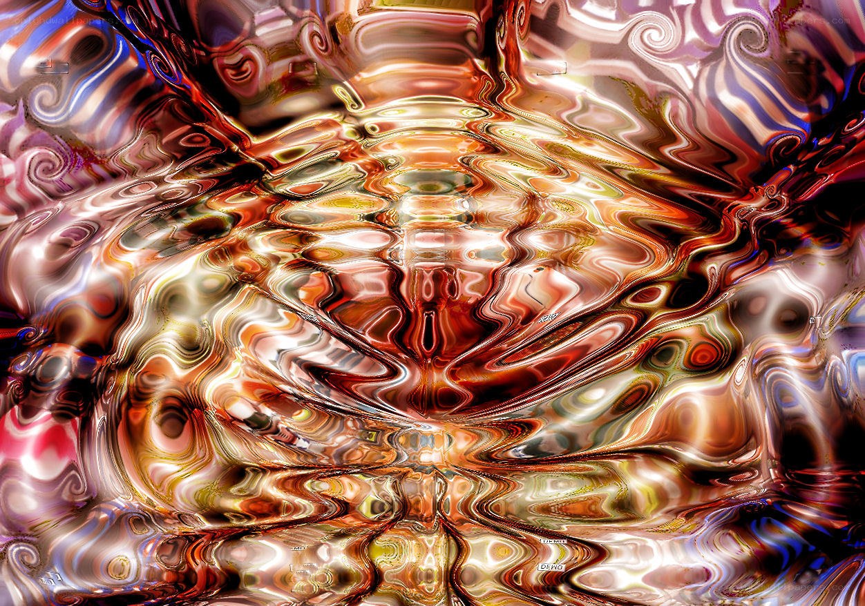 Abstract fluid swirls