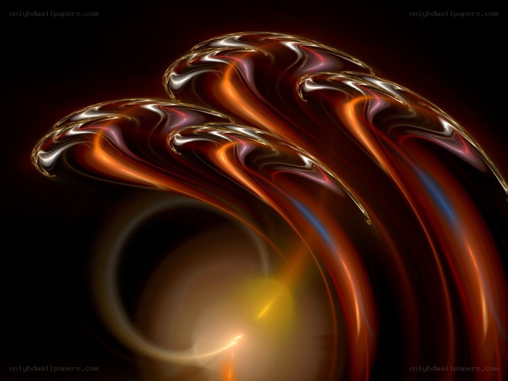 Abstract fluid swirls