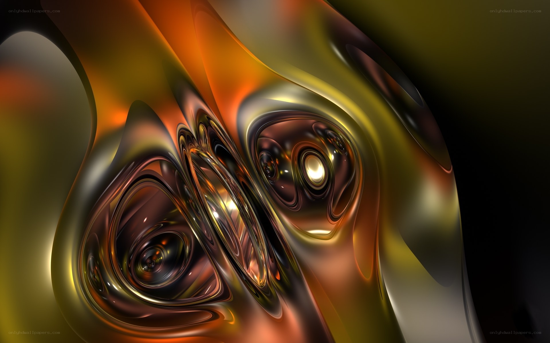 Abstract fluid swirls