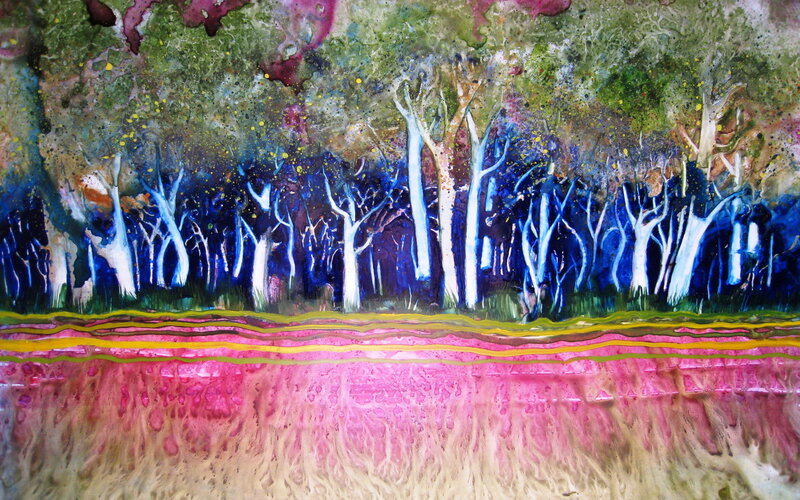 Abstract Forest Landscape