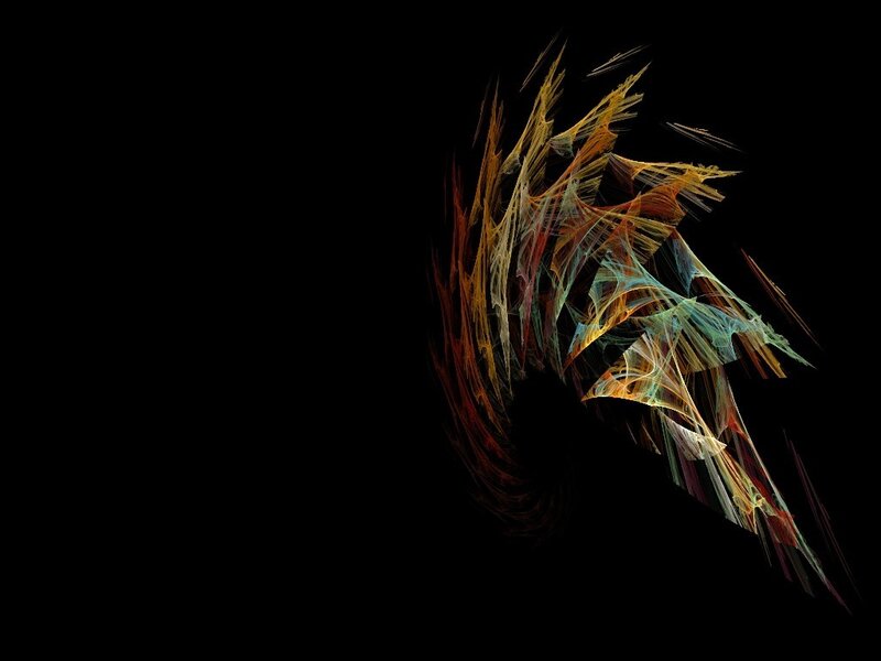 Abstract fractal art design