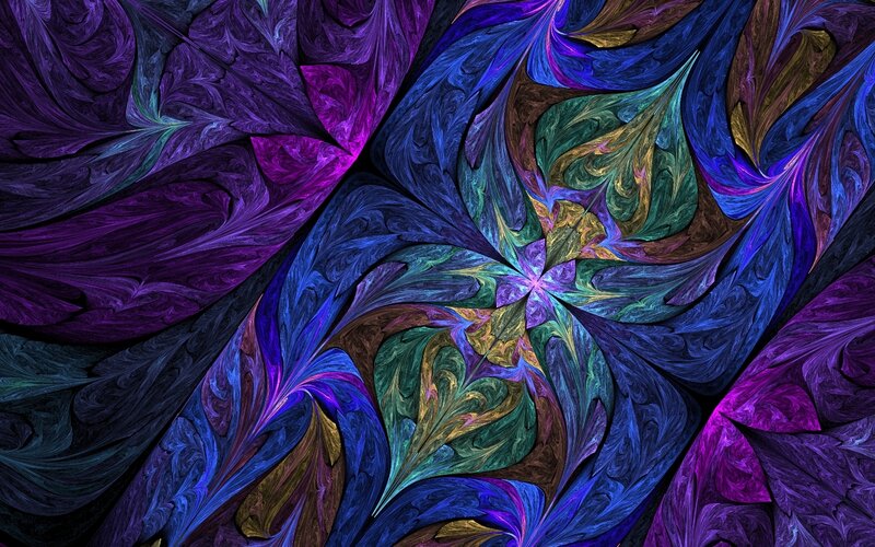 Abstract fractal art design