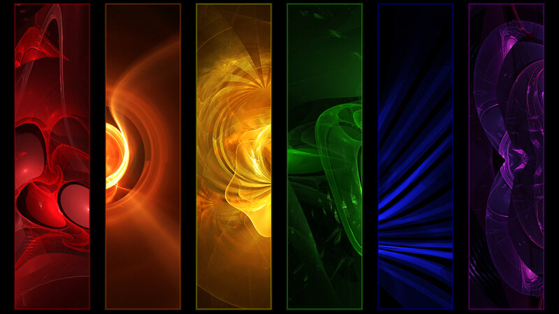 Abstract Fractal Art Panels