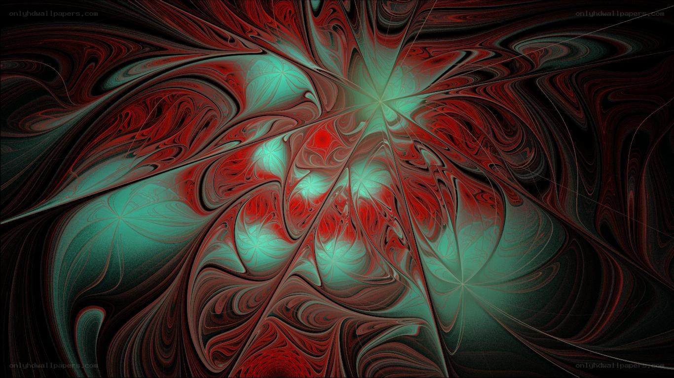 Abstract fractal art pattern