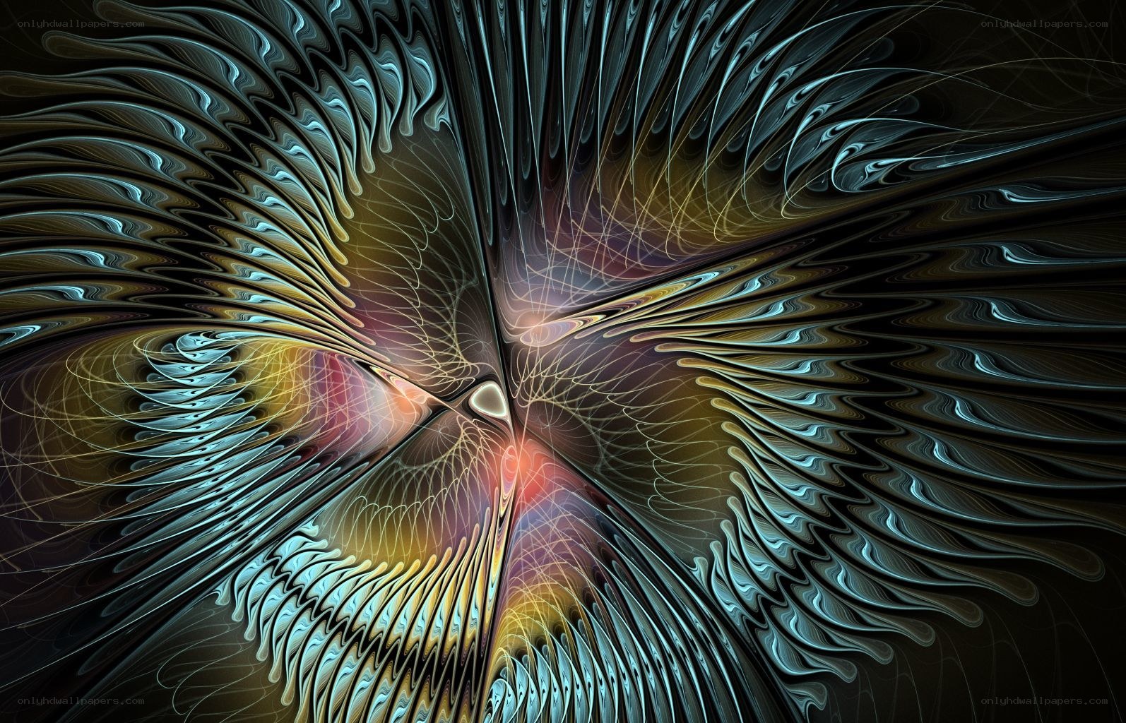 Abstract fractal art pattern