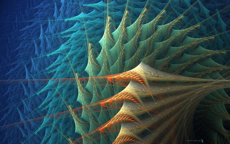 Abstract fractal art pattern