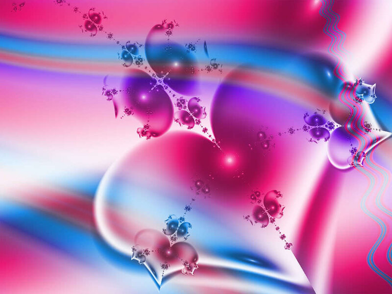 Abstract fractal art with vibrant colors