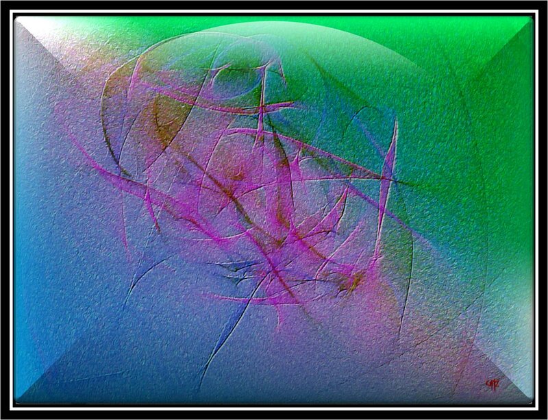 Abstract Fractal Artwork — Green