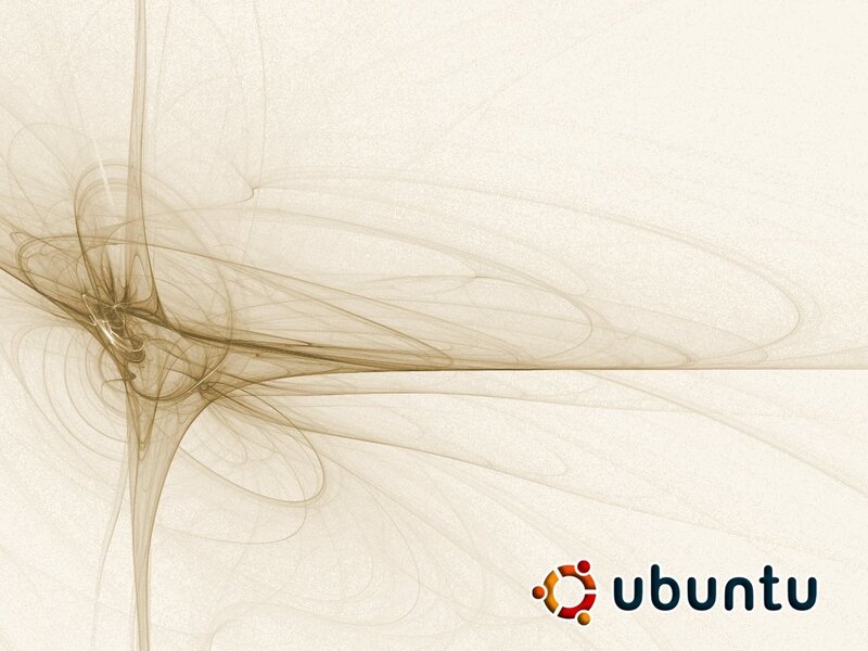 Abstract Fractal Design — Beige