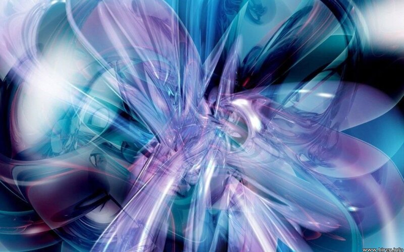 Abstract Fractal Design — Blue, Dynamic
